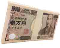 １万円札の束